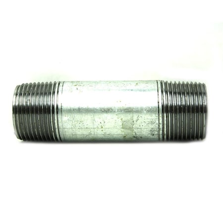 1 Inch X 3-1/2 Inch Galvanized Steel Nipple